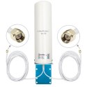 Qoltec 57044 Antena 4G LTE DUAL | 5dBi | dookólna | zewnętrzna