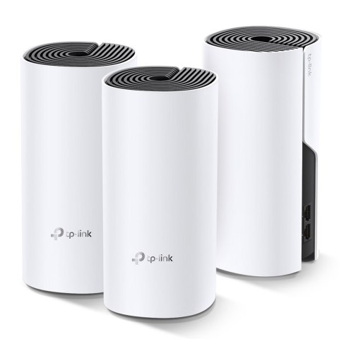 TP-Link Deco M4(3-pack) Dual-band (2.4 GHz/5 GHz) Wi-Fi 5 (802.11ac) Biały 2 Wewnętrzny TP-Link Deco M4(3-pack) Dual-band (2.4 GHz/5 GHz) Wi-Fi 5 (802.11ac) Biały 2 Wewnętrzny