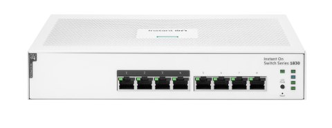 Aruba Instant On 1830 8G 4p Class4 PoE 65W Zarządzany L2 Gigabit Ethernet (10/100/1000) Obsługa PoE 1U Aruba Instant On 1830 8G 4p Class4 PoE 65W Zarządzany L2 Gigabit Ethernet (10/100/1000) Obsługa PoE 1U