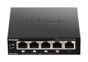 D-Link DGS-1005P/E łącza sieciowe Nie zarządzany Gigabit Ethernet (10/100/1000) Obsługa PoE Czarny