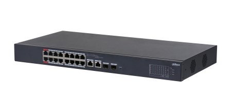 Dahua Technology CS4218-16ET-240 - switch PoE 16-port + 2 RJ45/SFP Dahua Technology CS4218-16ET-240 - switch PoE 16-port + 2 RJ45/SFP