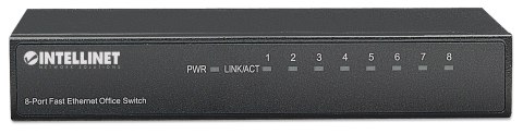 Intellinet 8-Port Fast Ethernet Office Switch Fast Ethernet (10/100) Czarny Intellinet 8-Port Fast Ethernet Office Switch Fast Ethernet (10/100) Czarny