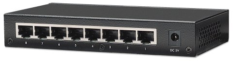 Intellinet 8-Port Fast Ethernet Office Switch Fast Ethernet (10/100) Czarny Intellinet 8-Port Fast Ethernet Office Switch Fast Ethernet (10/100) Czarny
