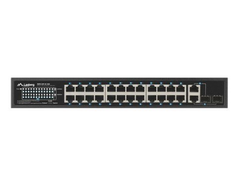 LANBERG SWITCH RACK 19" RSFE-24P-2C-360 24X 100MB POE+/2X COMBO GIGABIT 360W LANBERG SWITCH RACK 19" RSFE-24P-2C-360 24X 100MB POE+/2X COMBO GIGABIT 360W
