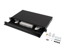 Lanberg FOP1-24SS-LDB panel krosowniczy 1U