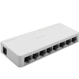 Qoltec 52248 łącza sieciowe Nie zarządzany Biały