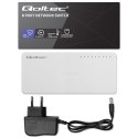 Qoltec 52248 łącza sieciowe Nie zarządzany Biały