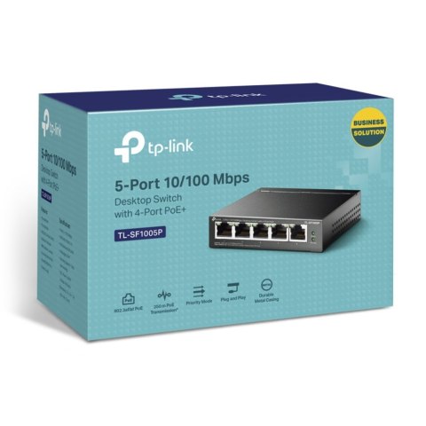 Switch TP-LINK TL-SF1005P (5x 10/100Mbps)