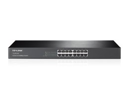 TP-Link TL-SF1016 Nie zarządzany Fast Ethernet (10/100) 1U Czarny