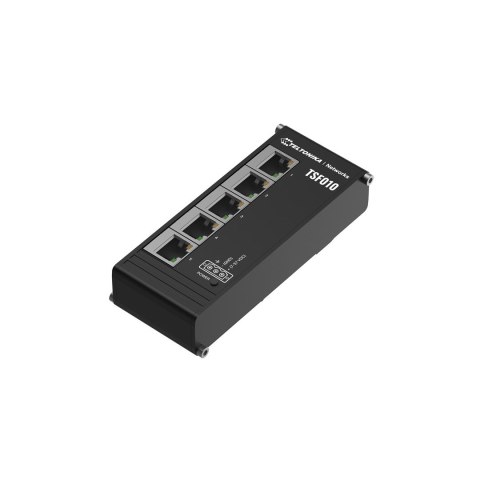 Teltonika TSF010 | Switch | 5x RJ45 100Mb/s, IP30 Teltonika TSF010 | Switch | 5x RJ45 100Mb/s, IP30
