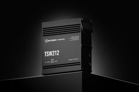 Teltonika TSW212 Zarządzany L2 Gigabit Ethernet (10/100/1000) Czarny Teltonika TSW212 Zarządzany L2 Gigabit Ethernet (10/100/1000) Czarny
