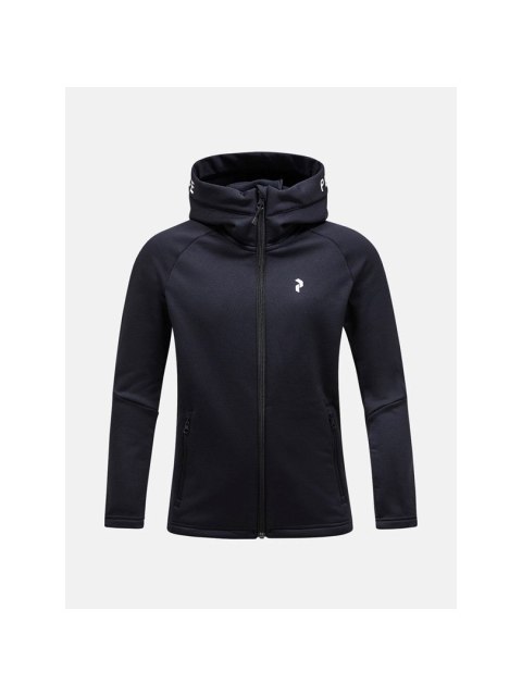 Bluza Peak Performance Junior Rider Zip Hood czarny Bluza Peak Performance Junior Rider Zip Hood czarny