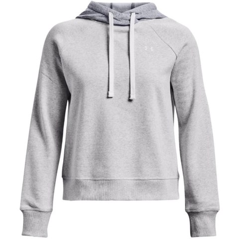 Bluza damska Under Armour Rival Fleece CB Hoodie szara 1373031 014 Bluza damska Under Armour Rival Fleece CB Hoodie szara 1373031 014
