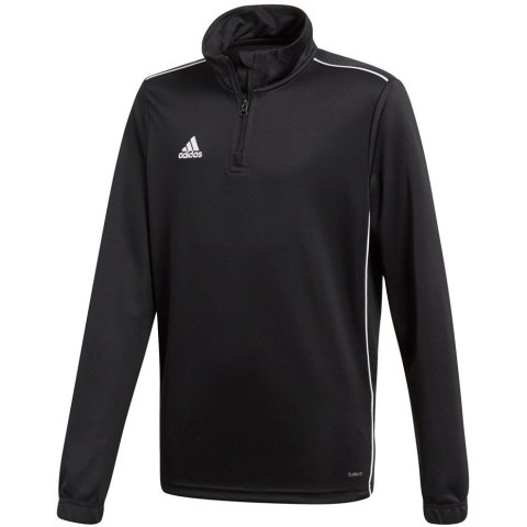 Bluza dla dzieci adidas Core 18 Training Top JUNIOR czarna CE9028 116cm Bluza dla dzieci adidas Core 18 Training Top JUNIOR czarna CE9028 116cm