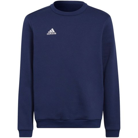Bluza dla dzieci adidas Entrada 22 Sweat Top granatowa H57568 128cm Bluza dla dzieci adidas Entrada 22 Sweat Top granatowa H57568 128cm