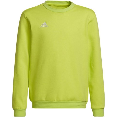Bluza dla dzieci adidas Entrada 22 Sweat Top limonkowa HC5043 152cm Bluza dla dzieci adidas Entrada 22 Sweat Top limonkowa HC5043 152cm