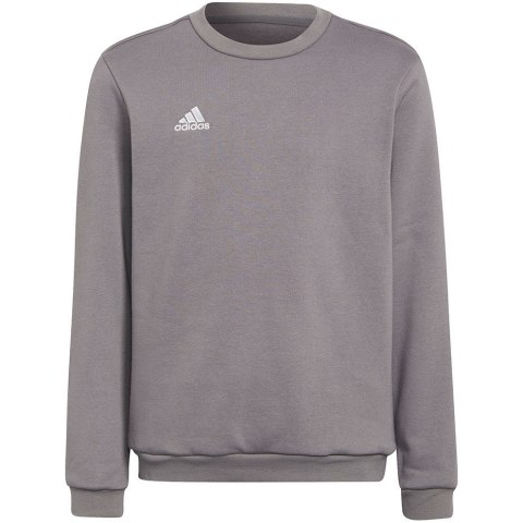 Bluza dla dzieci adidas Entrada 22 Sweat Top szara H57477 128cm Bluza dla dzieci adidas Entrada 22 Sweat Top szara H57477 128cm