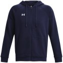Bluza męska Under Armour Rival Fleece FZ Hoodie granatowa 1379767 410