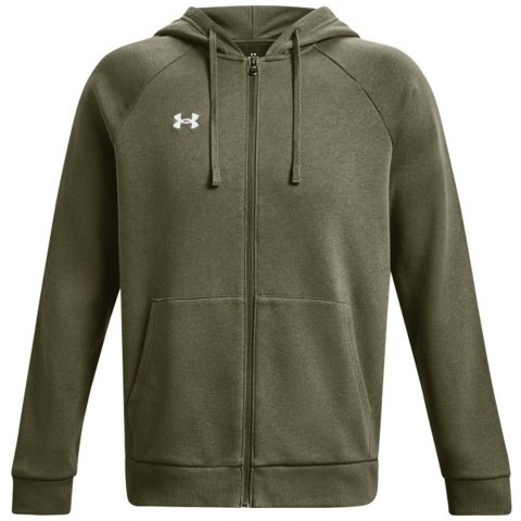 Bluza męska Under Armour Rival Fleece FZ Hoodie khaki 1379767 390 Bluza męska Under Armour Rival Fleece FZ Hoodie khaki 1379767 390