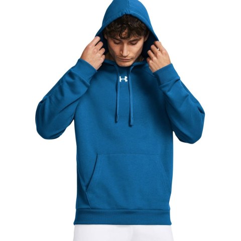 Bluza męska Under Armour Rival Fleece Hoodie niebieska 1379757 406 L Bluza męska Under Armour Rival Fleece Hoodie niebieska 1379757 406 L