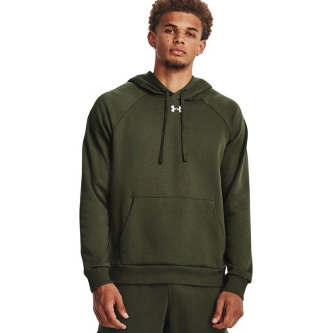 Bluza męska Under Armour Rival Fleece Hoodie oliwkowa 1379757 390 L Bluza męska Under Armour Rival Fleece Hoodie oliwkowa 1379757 390 L
