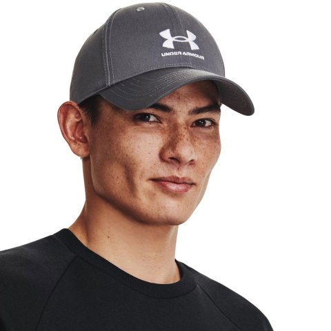 Czapka z daszkiem męska Under Armour Branded Lockup Adj OSFM szara Czapka z daszkiem męska Under Armour Branded Lockup Adj OSFM szara