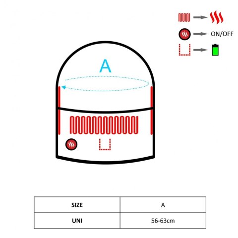 GLOVII KOMINIARKA TERMOAKTYWNA OGRZEWANA POWER BANKIEM UNI, CZARNA, BATERIA I KABEL ŁADUJĄCY W ZESTAWIE, GHBM GLOVII KOMINIARKA TERMOAKTYWNA OGRZEWANA POWER BANKIEM UNI, CZARNA, BATERIA I KABEL ŁADUJĄCY W ZESTAWIE, GHBM