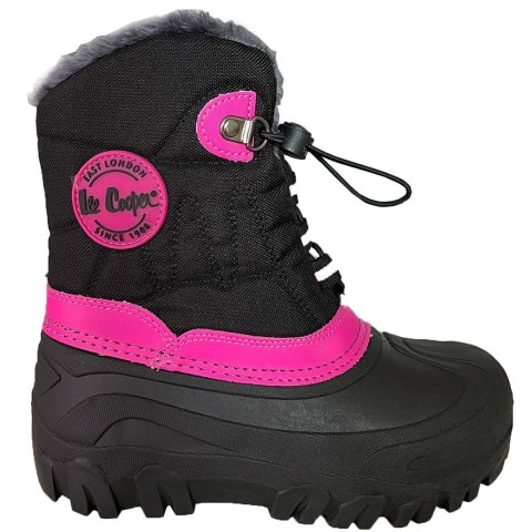 Buty dla dzieci Lee Cooper czarno-różowe LCJ-21-44-0523K 32 Buty dla dzieci Lee Cooper czarno-różowe LCJ-21-44-0523K 32