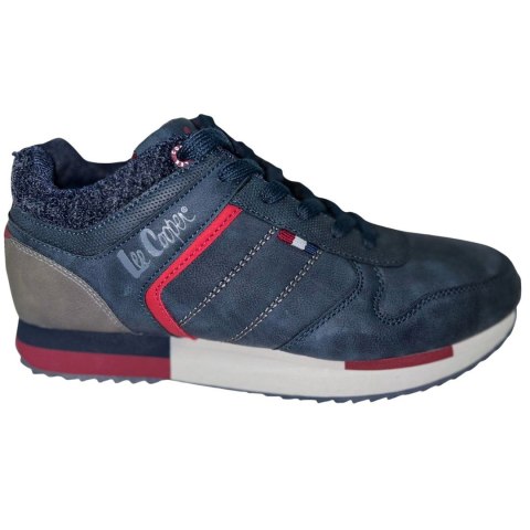 Buty męskie Lee Cooper granatowo-czerwone LCJ-21-29-0642M Buty męskie Lee Cooper granatowo-czerwone LCJ-21-29-0642M