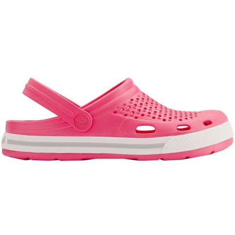 Chodaki damskie Coqui Lindo różowo-szare 6413-100-4246 40 Chodaki damskie Coqui Lindo różowo-szare 6413-100-4246 40
