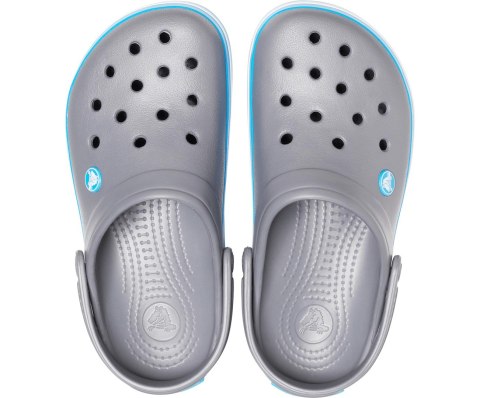 Crocs Crocband Chodaki Unisex Szary, Niebieski, Biały Crocs Crocband Chodaki Unisex Szary, Niebieski, Biały