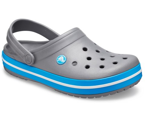 Crocs Crocband Chodaki Unisex Szary, Niebieski, Biały Crocs Crocband Chodaki Unisex Szary, Niebieski, Biały