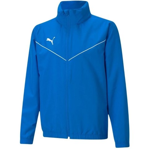 Kurtka dla dzieci Puma teamRISE All Weather Jacket niebieska 657402 02 Kurtka dla dzieci Puma teamRISE All Weather Jacket niebieska 657402 02