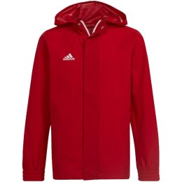 Kurtka dla dzieci adidas Entrada 22 All-Weather czerwona IK4013 176cm
