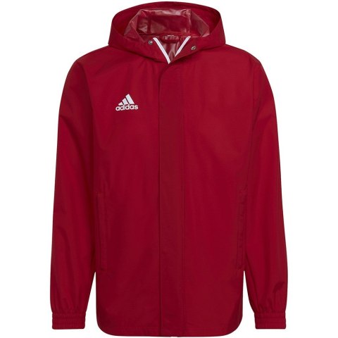 Kurtka męska adidas Entrada 22 All Weather Jacket czerwona HG6299 2XL Kurtka męska adidas Entrada 22 All Weather Jacket czerwona HG6299 2XL