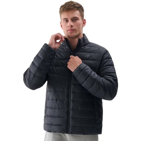 Kurtka puchowa męska 4F M483 głęboka czerń 4FWAW24TDJAM483 20S S Kurtka puchowa męska 4F M483 głęboka czerń 4FWAW24TDJAM483 20S S