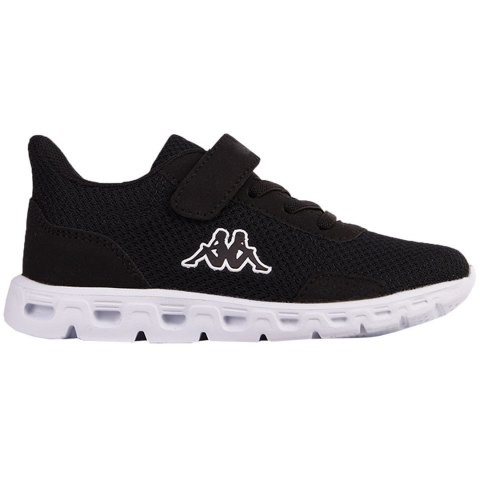 Buty dla dzieci Kappa Getup K czarno-białe 261031K 1110 28 Buty dla dzieci Kappa Getup K czarno-białe 261031K 1110 28