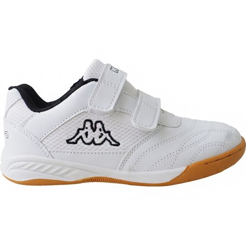 Buty dla dzieci Kappa Kickoff K biało-czarne 260509K 1011 28 Buty dla dzieci Kappa Kickoff K biało-czarne 260509K 1011 28