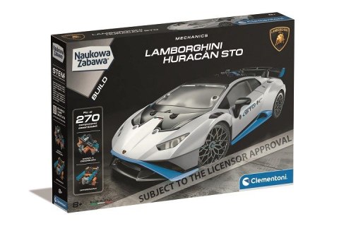 Clementoni Naukowa zabawa. Laboratorium mechaniki Lamborghini Huracan STO Clementoni Naukowa zabawa. Laboratorium mechaniki Lamborghini Huracan STO