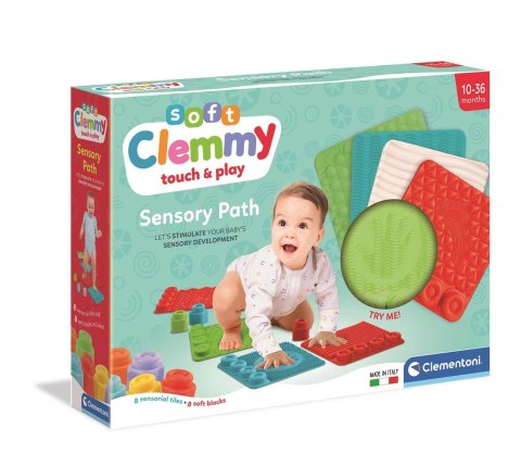 Clementoni Soft Clemmy Wielobarwny Mata do zabaw dla niemowląt Clementoni Soft Clemmy Wielobarwny Mata do zabaw dla niemowląt