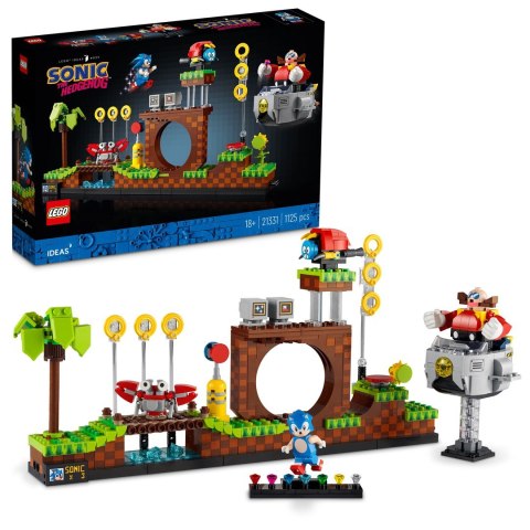 LEGO Ideas 21331 Sonic the Hedgehog - Strefa Zielonego Wzgórza LEGO Ideas 21331 Sonic the Hedgehog - Strefa Zielonego Wzgórza