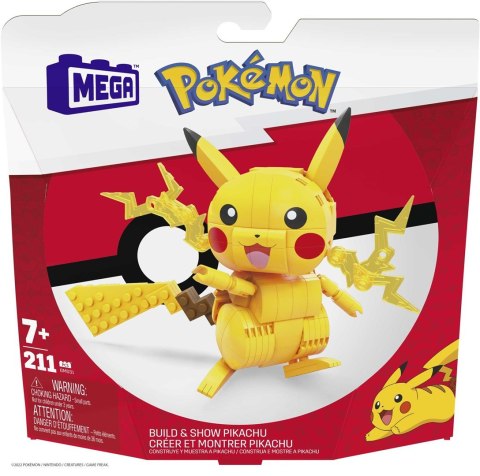 MEGA CONSTRUX Klocki Pokemon Pikachu 211el GMD31 MATTEL MEGA CONSTRUX Klocki Pokemon Pikachu 211el GMD31 MATTEL