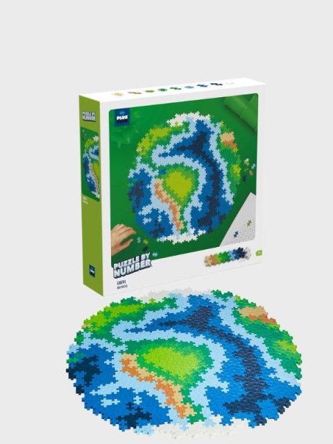 Plus-Plus Earth Puzzle klocki 800 szt. Glob Plus-Plus Earth Puzzle klocki 800 szt. Glob