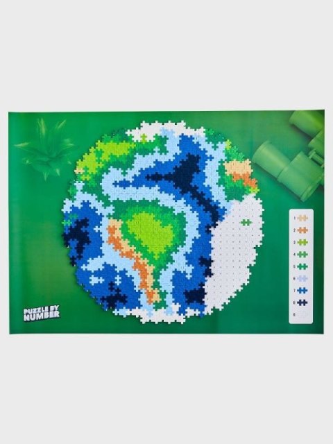 Plus-Plus Earth Puzzle klocki 800 szt. Glob Plus-Plus Earth Puzzle klocki 800 szt. Glob