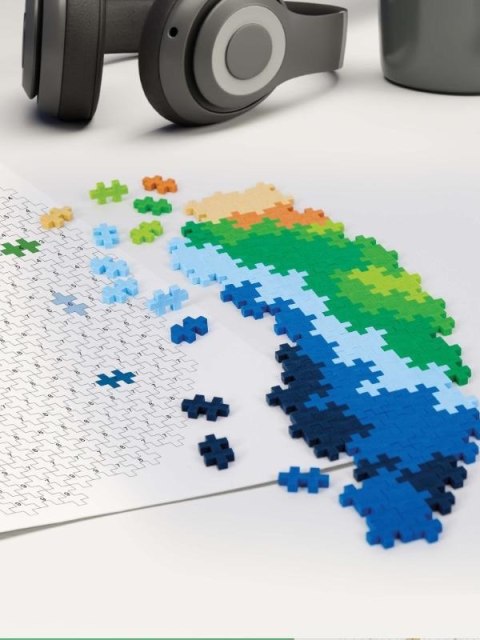 Plus-Plus Earth Puzzle klocki 800 szt. Glob Plus-Plus Earth Puzzle klocki 800 szt. Glob
