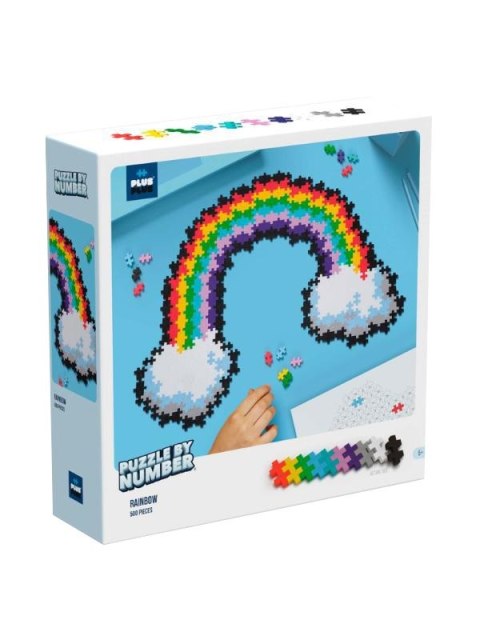 Plus-Plus Puzzle By Number Tęcza 500 Elementów Plus-Plus Puzzle By Number Tęcza 500 Elementów