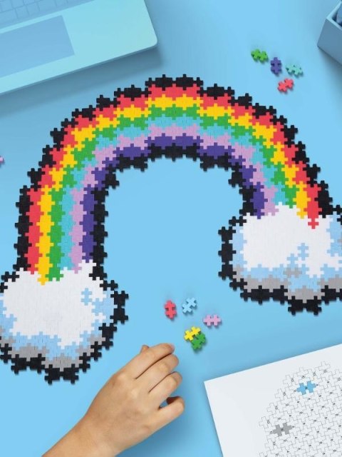 Plus-Plus Puzzle By Number Tęcza 500 Elementów Plus-Plus Puzzle By Number Tęcza 500 Elementów