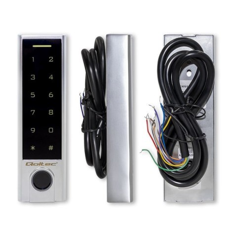 QOLTEC ZAMEK SZYFROWY DOTYKOWY TITAN Z CZYTNIKIEM LINII PAPILARNYCH | RFID | BT 4.0 | KOD | KARTA | BRELOK | DZWANEK | IP68 QOLTEC ZAMEK SZYFROWY DOTYKOWY TITAN Z CZYTNIKIEM LINII PAPILARNYCH | RFID | BT 4.0 | KOD | KARTA | BRELOK | DZWANEK | IP68