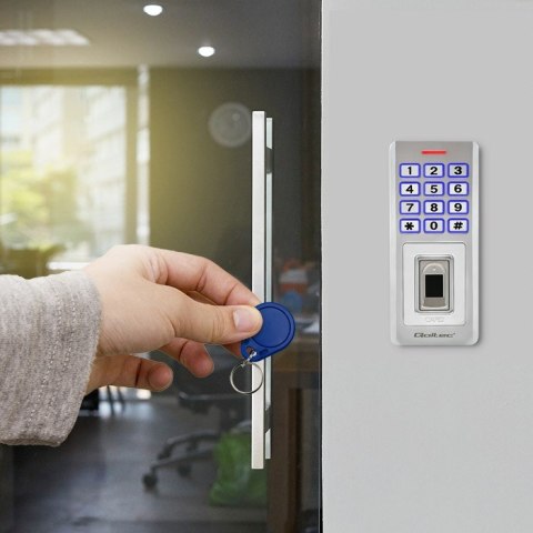 QOLTEC ZAMEK SZYFROWY OBERON Z CZYTNIKIEM LINII PAPILARNYCH | RFID | KOD | KARTA | BRELOK | DZWONEK | IP68 | EM QOLTEC ZAMEK SZYFROWY OBERON Z CZYTNIKIEM LINII PAPILARNYCH | RFID | KOD | KARTA | BRELOK | DZWONEK | IP68 | EM