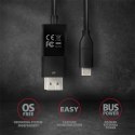 Axagon RVC-DPC adapter kablowy 1,8 m USB Type-C DisplayPort Czarny